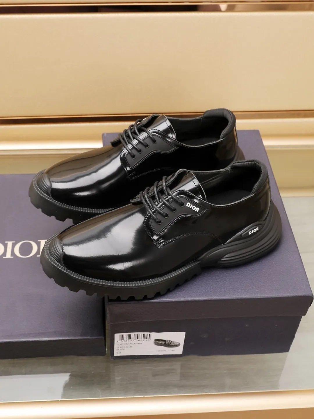 Factory P580💰[Dior] men's classic casual leather shoes🇺🇸 are on sale simultaneously, Italian original·The upper is made of original open-edge beaded cowhide➕original cowhide·inner, fine workmanship. Sole: Original outsole specially provided by the original factory⚠️Outsole. Comfortable, wear-resistant, non-slip, real-life photo🎬Can be worn with casual clothes or suits, light and comfortable on the feet. Size: 38-44 (45.46 customized)